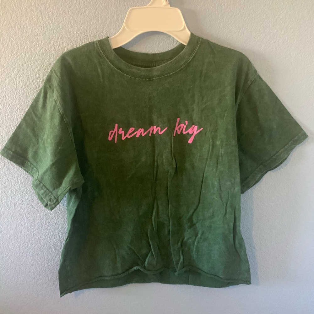 Dream Big cropped tee